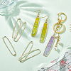 CHGCRAFT 20Pcs Alloy Open Back Bezel Big Pendants FIND-CA0005-77-5