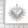 304 Stainless Steel Pendants STAS-D366-01J-P-3