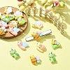 18Pcs 6 Styles Opaque Resin Cute Insect Cabochons RESI-YW0001-54-5