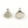 Shell Tibetan Style Alloy Pendants TIBEP-R344-41AS-FF-1