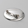 Iron Brooch Base Settings IFIN-WH0085-15A-2