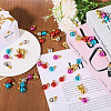 120Pcs Plastic Pendants KY-GL0001-05-4