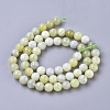Natural Sinkiang Jade Beads Strands X-G-L538-036-6mm-3