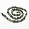 Natural Moss Agate Beads Strands G-D840-25-6mm-2