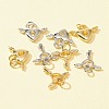 8Pcs 4 Style Rack Plating Brass Pendants KK-FS0001-17-4