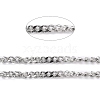 Tarnish Resistant 304 Stainless Steel Curb Chains CHS-D033-02P-02-2