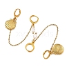 304 Stainless Steel Pendants & Natural Cultured Freshwater Pearl Leverback Earrings EJEW-JE07259-03-3