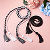 6Pcs 3 Style Polyester Tassel Big Pendant Decorations FIND-TA0001-51-10