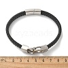 Braided Microfiber Leather Cord Bracelets BJEW-Q010-07A-5