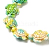 Synthetic Turquoise Dyed Beads Strands G-P507-05A-4