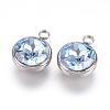 K9 Glass Rhinestone Pendants STAS-F123-26J-1