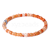 Natural Red Aventurine Beads Stretch Bracelets for Women Men PW-WG6A9BA-04-1