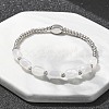 304 Stainless Steel Beads Stretch Breacelets for Women BJEW-M054-01P-01-1