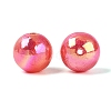 UV Plating Opaque Acrylic Beads SACR-Q005-01F-2