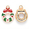 Alloy Enamel Pendants X-ENAM-S121-009-1