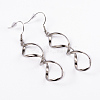 Tarnish Resistant Helix 304 Stainless Steel Dangle Earrings EJEW-D209-02-2