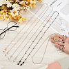 4Pcs 4 Styles Iron & Alloy Eyeglasses Chains AJEW-CN0002-75A-3