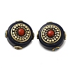 Handmade Tibetan Style Resin Beads TIBEB-G014-02-1