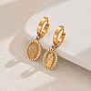 Elegant and Versatile Stainless Steel Hoop Earrings FA2332-1-2