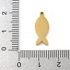 316 Surgical Stainless Steel Enamel Pendants STAS-M073-46G-3