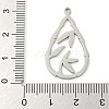 304 Stainless Steel Pendants STAS-S142-05P-3