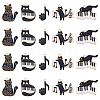 SUPERFINDINGS 20Pcs 5 Style Music Theme Charm ENAM-FH0001-47-1