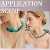 DIY Silk Scarf Necklace Making Kits DIY-BM0002-56-5