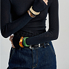 4Pcs 4 Colors Resin Bangles for Women BJEW-JOY0001-01-5