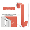 8Pcs 4 Colors Over The Door Hook AJEW-NB0002-18-2