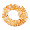 Natural Topaz Jade Beads Strands G-S366-107-2