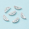 Brass Middle East Rhinestone Bridge Spacers RB-RSB024NF-2-4