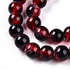 Transparent Crackle Glass Bead Strands GLAA-T025-8mm-02G-3