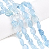 Natural Aquamarine Beads Strands G-R445-8x10-36-1