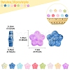 30Pcs Baking Paint Glass Beads GLAA-FS0001-97D-4