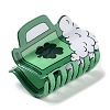 Saint Patrick's Day PVC Plastic Claw Hair Clips PHAR-D016-01D-2