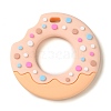 Donut Food Grade Eco-Friendly Silicone Focal Beads LS-SIL-Q023-01C-1