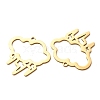 201 Stainless Steel Pendants SA-CBA49C1-05G-2