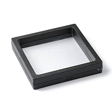 Square Transparent PE Thin Film Suspension Jewelry Display Box CON-YW0001-37