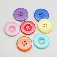 Resin Buttons RESI-D033-18mm-M