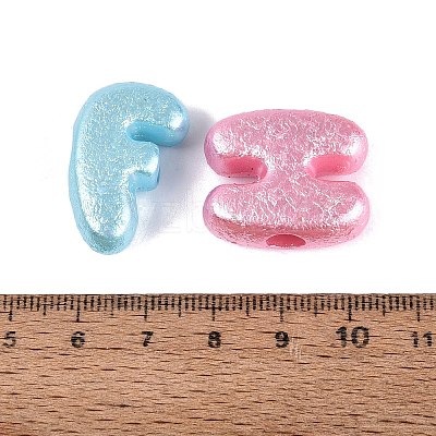 Luminous Opaque Acrylic European Beads OACR-N160-58-1