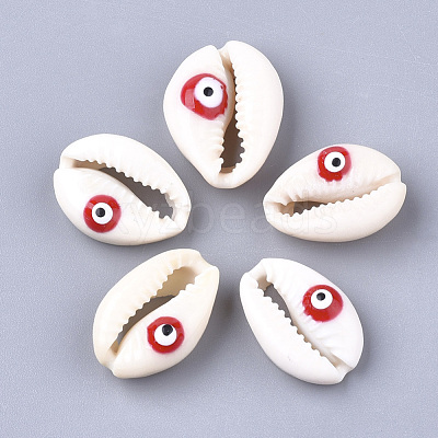 Natural Cowrie Shell Beads X-SHEL-S274-41-1