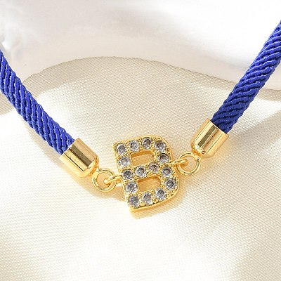 Adjustable Nylon Cord Bracelets BJEW-C096-01G-02-1