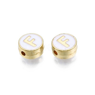 Alloy Enamel Beads ENAM-N052-006-01F-RS-1