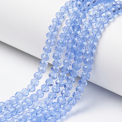 Glass Beads Strands X-EGLA-A034-T4mm-D14-1