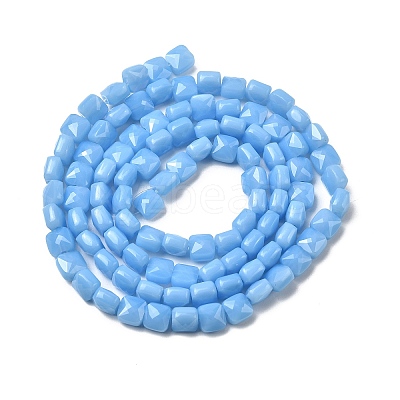 Opaque Glass Beads Strands GLAA-L050-C17-1