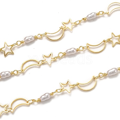 3.28 Feet Handmade Brass Link Chains X-CHC-L039-20G-1