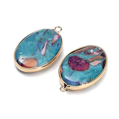 Dyed Synthetic Imperial Jasper Pendants GG-CBAA20A-04G-06-1