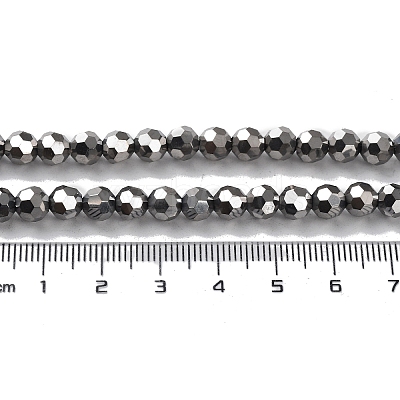 Electroplate Glass Bead Strands EGLA-R042-6mm-06-1