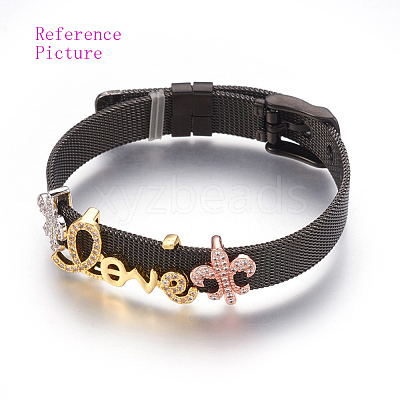 304 Stainless Steel Watch Bands WACH-P015-02RG-1