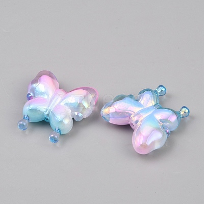 Transparent Acrylic Beads MACR-WH0010-45-1